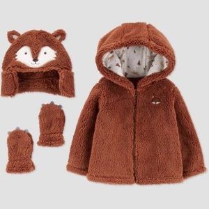 NWT Baby Sherpa Jacket 3 Piece Set Target